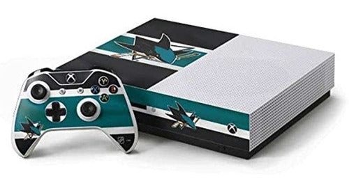 Nhl San Jose Tiburones Consola Xbox One S Y Piel De Control 0