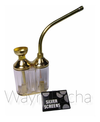 Golden Water Pipe + Filter Bong 0