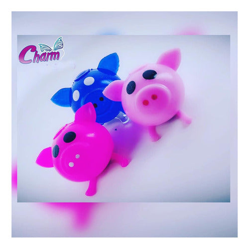 Charm Pig Splash - Squeeze and Smash Piglets X 3 Units 1