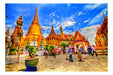 Bangkok Tailandia - Gran Palacio -  Lámina 45x30 Cm. 0