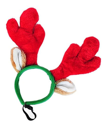 Zippypaws Holiday Antler Headband Dog Accessory 0