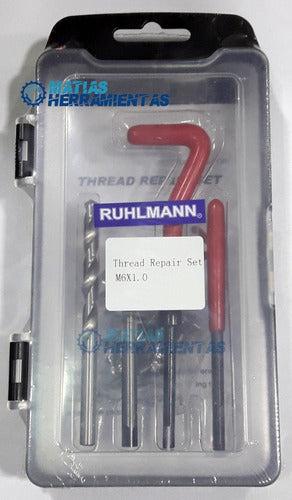 Ruhlmann Juego De Insertos Roscas 10mm X 1.25mm Auto Mecanico R4 4