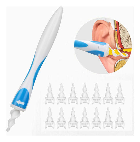 Muymo® Portable Spiral Silicone Ear Wax Cleaner 0