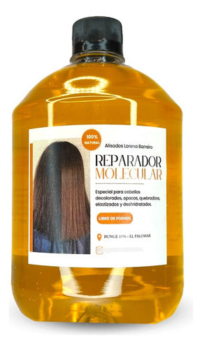 Alisados Lorena Reparador Molecular X1 Litro - Cabellos Sedosos E Hidratado 1