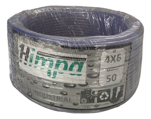 Himpa Manguera Caño Pvc Cristal 4 X 6 Rollo X 50 Metros 1