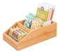 IMP Multi-Purpose Bamboo Organizer for Kitchen and Bathroom - 3 Compartments 2