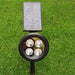 Etheos Kit 2 Solar LED Stake Flood Lights Rechargeable 3