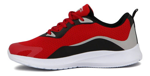 Avia Men's Lace-Up Sneakers - Patron Red/Black 3