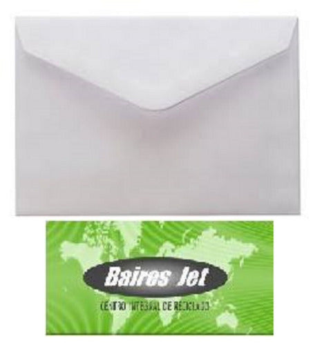 BAIRES JET Commercial Envelopes 70g - 50 Units - 11.4x16.2cm 0