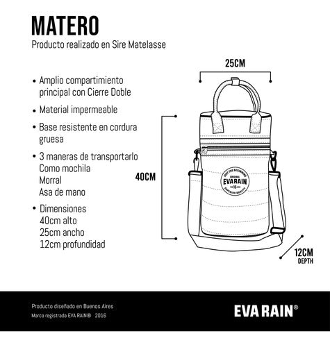 Eva Rain Matero Backpack Blue Portable Termo Eva Rain® 3