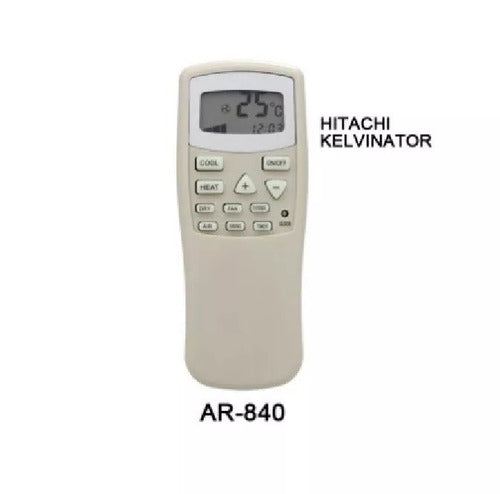 Hitachi Kelvinator AR-840 Air Conditioner Remote Control 1