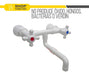 Itepa Exterior Wall-Mounted Mixing Faucet with Movable Pipe MPXSMA 6