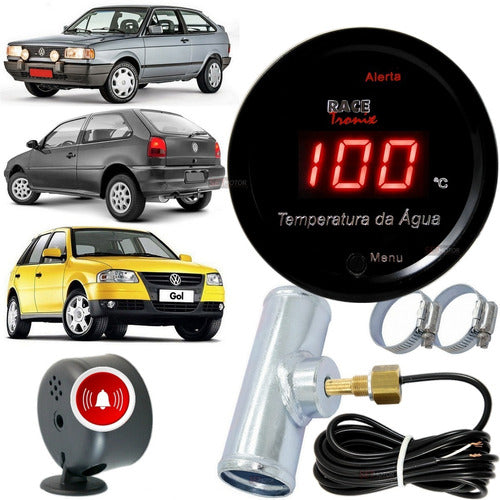 Relogio Temperatura Gol G1 G2 G3 G4 Medidor Sensor Completo 0