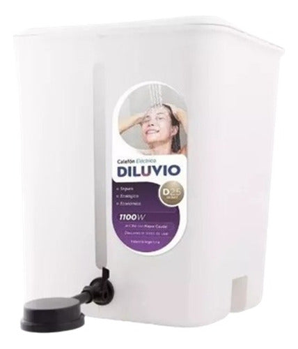 Danuvio Ducha Electrica Calefon Diluvio 25L Plástico 0