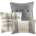 Juego De Edredón Madison Park Ridge-cabin Lodge Plaid Herrin 4