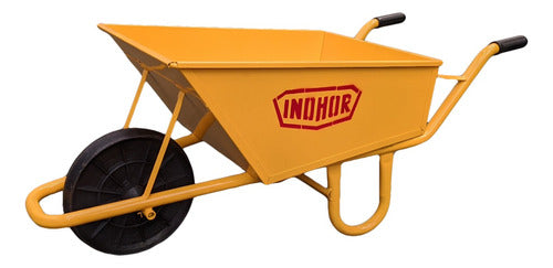 INDHOR Reinforced Wheelbarrow L-80, Solid Wheel 0