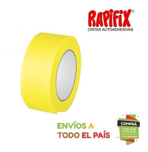 Rapifix Yellow Masking Tape Detailing 18mm Box of 48 Units 3