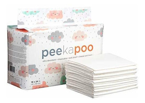 Peekapoo Almohadillas De Cambio Desechables Paquete De 50 Absorbentes 0