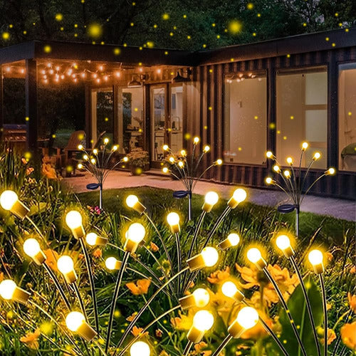 YiQu Package of 8 Solar Christmas Garden Lights for Outdoors 0