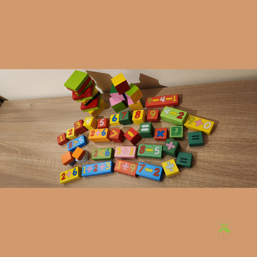 Semillita.uy Geometric Wooden Blocks (53) - Assorted Shapes 5