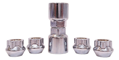 Security Lock Nuts Set for Chevrolet Camaro Chevette 10