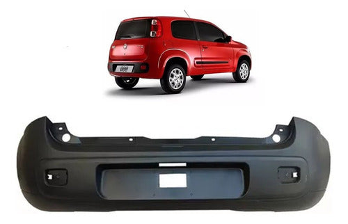 Autop-Paarana Paragolpe Trasero P/ Fiat Uno Novo 2011 2012 2013 2014 2015 0