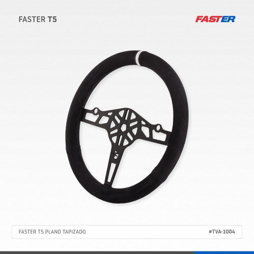 Faster by Collino T5 Flat Upholstered Steering Wheel 1