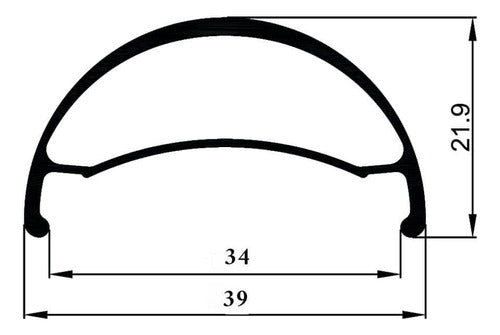 MCR Aggressive 34 DH/Enduro R29 34mm Internal Tubeless 3