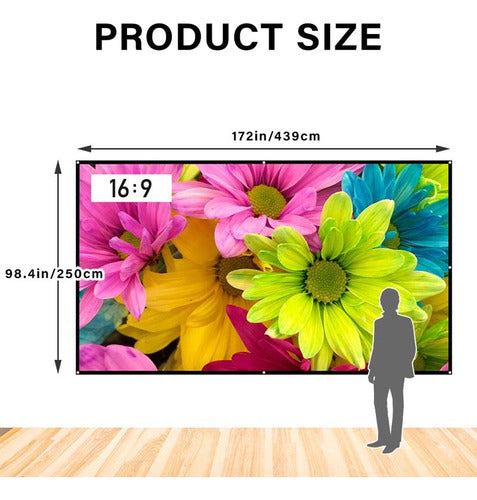 Japard 200-Inch Outdoor Projector Screen 1