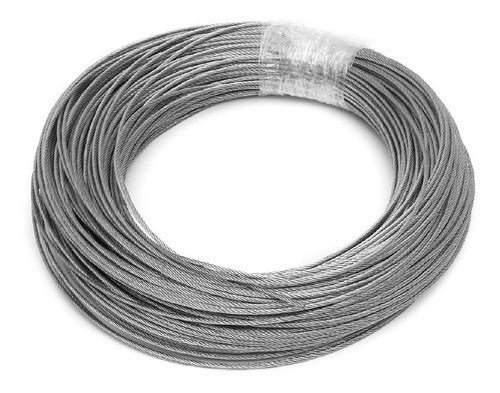 Galvanized Steel Cable 8mm 6X19+1 + Fiber Core - 10 Meters 0