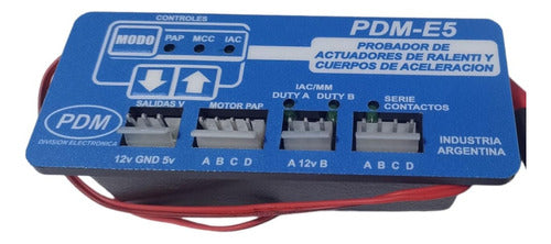 PDM E-5 Throttle Body and Idle Actuator Tester 2