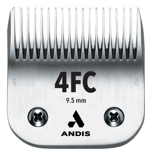 Andis Cuchilla #4FC 9.5mm-Compatible Oster Moser Oveja Negra 0