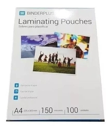 Pouch Film Plastificado Oficio (225 X 365 Mm) 150 Mc X100 Un 0