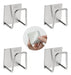 E-Home Self-Adhesive Sponge Holder Organizer Stainless Steel X4 0