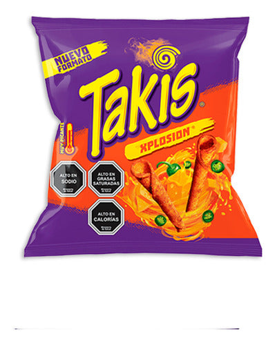 Takis Fuego, Blue, Original, Xplosion Snack -113g- (x4 Uni.) 4