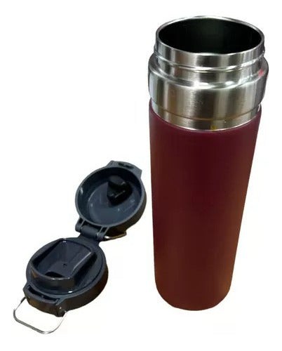 750ml Stainless Steel Thermal Bottle with Drinking Spout and Flip Lid 4