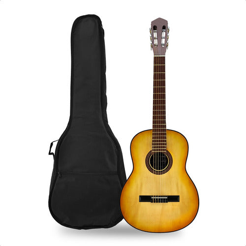 Acoustic Guitar Nylon Strings + Padded Case + Pick - GP Official Warranty 0
