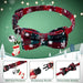 LLHK 4 Pack Christmas Cat Collars with Bowtie and Bell 3