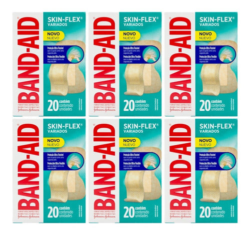 Johnson Band-Aid Skin Flex Kit x6 Assorted Bandages 0