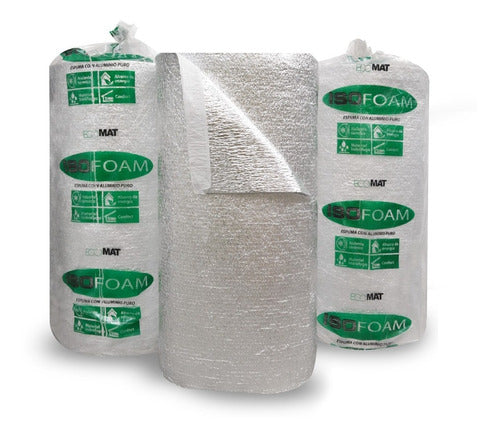 Isofoam 10mm Double-Sided Aluminum Thermal Insulation Foam Roll 0