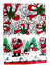 SN Mantel De Tela Friselina Navidad 1.40 X 1.40 Mts Año Nuevo 3