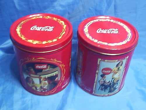 Lote 2 Latas De Coleccion Descatalogadas Coca Cola Vintage 0