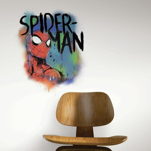 Vinilo Decorativo Pared [758my4xb] Spiderman Graffiti 0