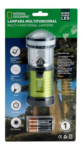 National Geographic Multifunctional Lamp Green 1