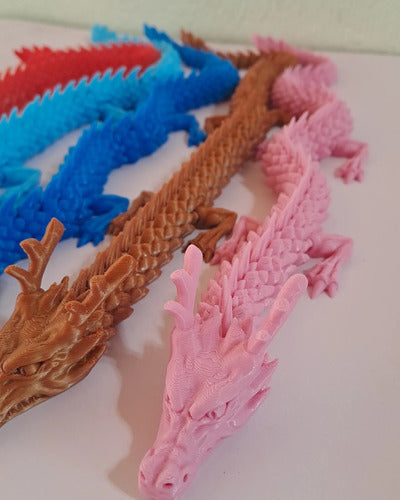 Articulated Dragon 3D Printed Toy 4