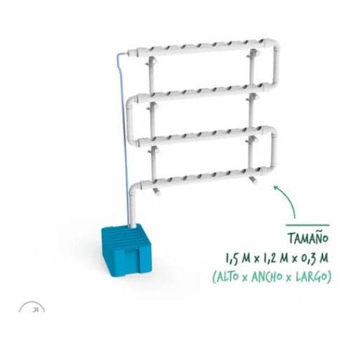 Mundo Hidroponia Kit Hidroponico - Sistema Nft N°5 (+) 1