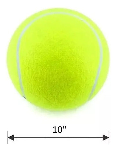 Set X2 Pelota Tenis 25 Cm Felpa Gigante Playa Playera 1