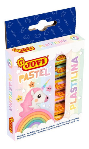 Jovi Pastel Modeling Clay Set X6 Assorted Colors 15 Grams 0