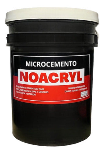 Noacryl Microcemento Y Base Con Poliuretano X5m2 0