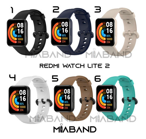 Combo 2 Silicone Replacement Band for Redmi Watch 1 2 Xiaomi Mi Lite 1 2 8